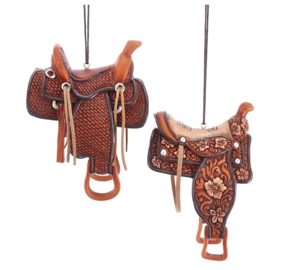 Western Saddle Ornaments