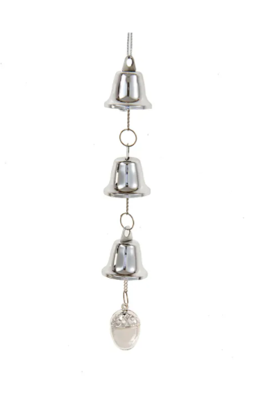 Silver Bells Ornament by Kurt Adler