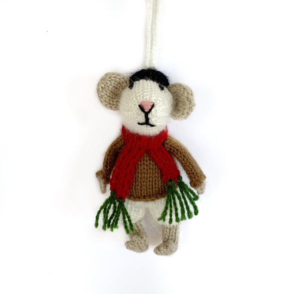 Knitted Mouse Ornaments