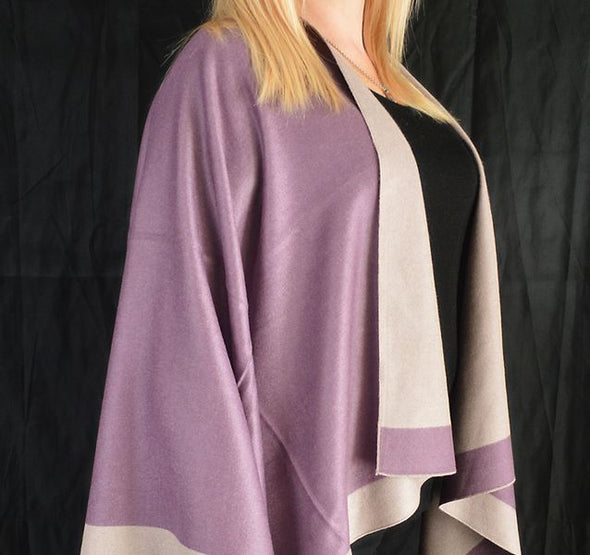 Lavender & Gray Wrap.  It's Reversable!!