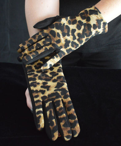 Leopard Dress Gloves