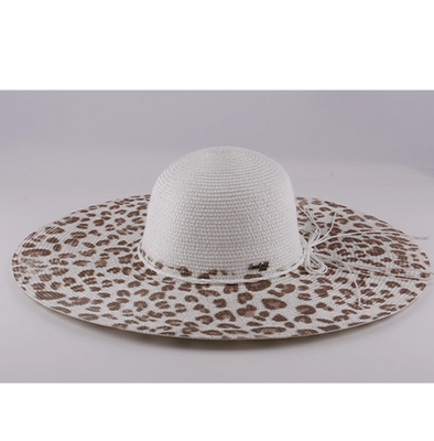 Leopard Print Floppy Sun Hat