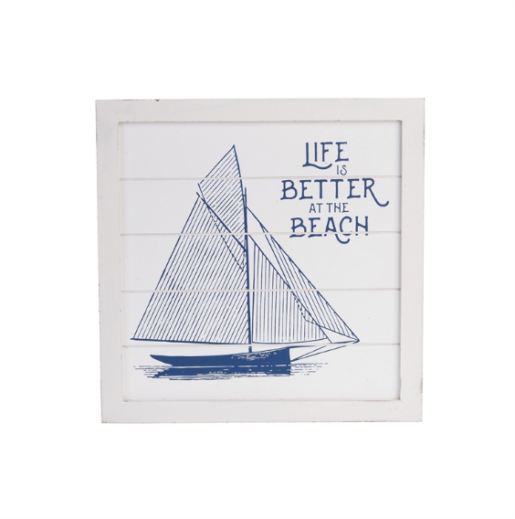 "Life is Better At the Beach" Wall Plaque