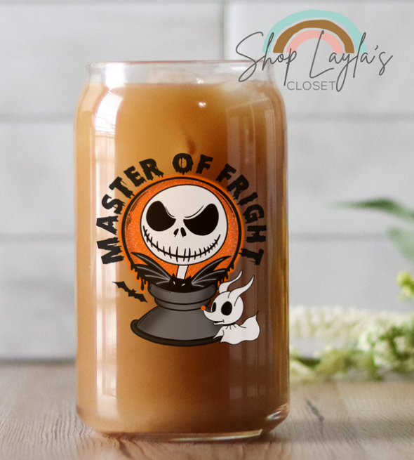 Master of Fright Jack Skelly Glass Can