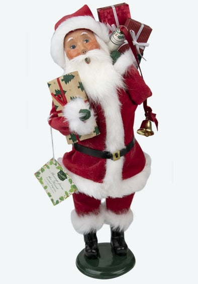 Byers' Choice Message Santa