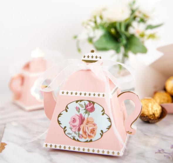 Mini Teapot Favor Boxes