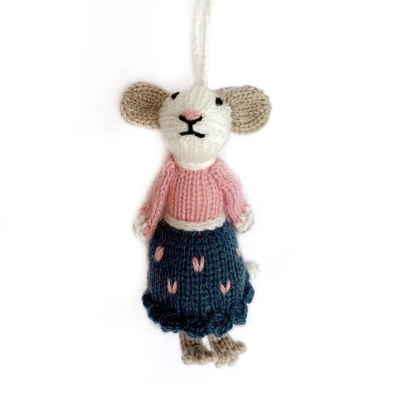 Knitted Mouse Ornaments