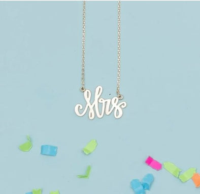 "Mrs" Necklace