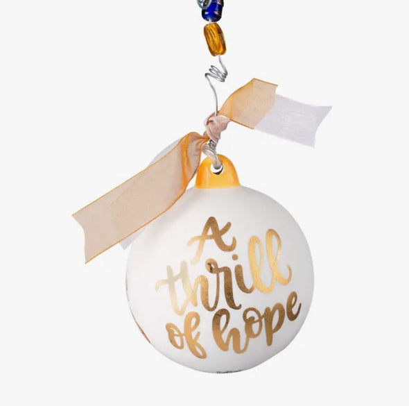 Nativity Thrill of Hope Ball Ornament