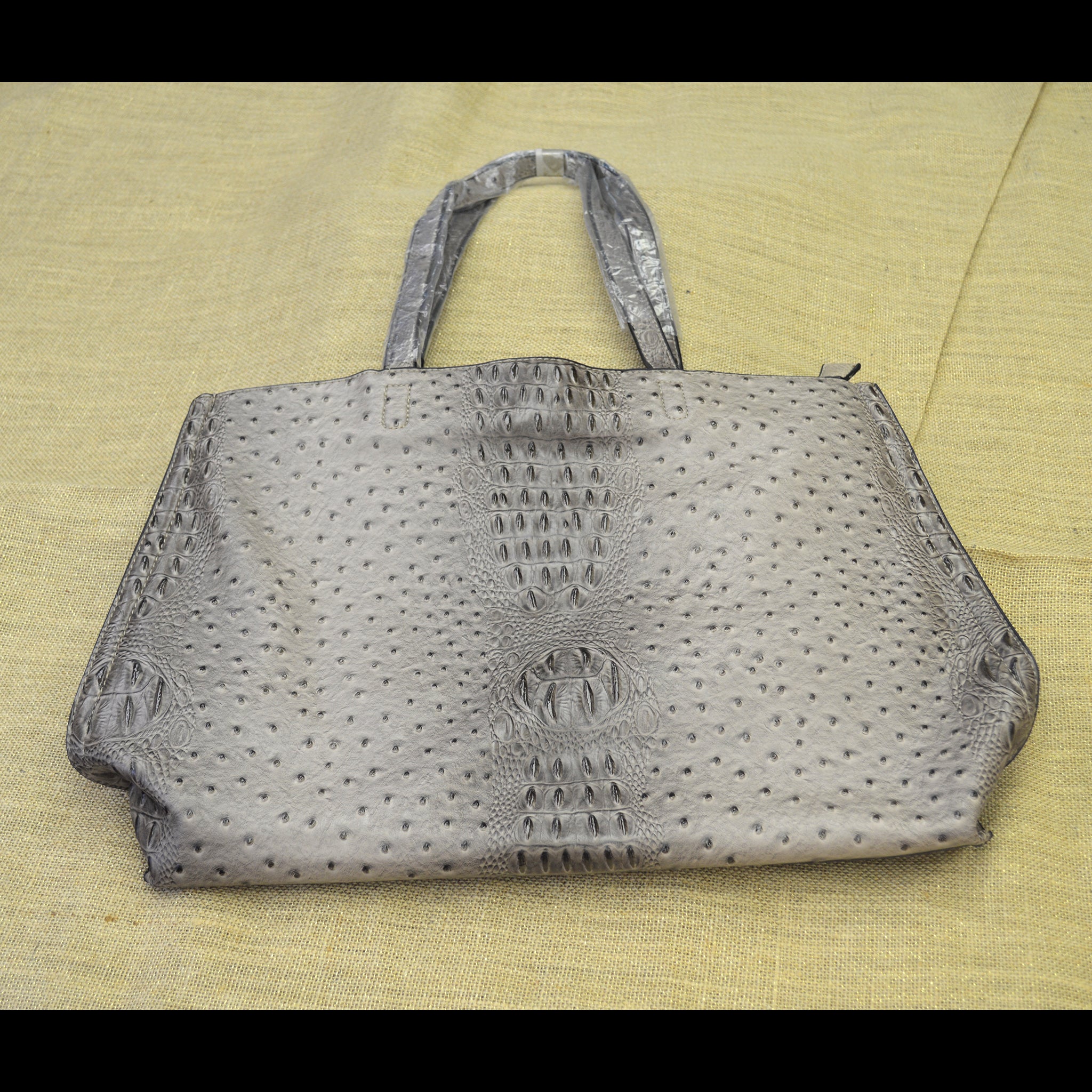 Merona Faux Ostrich Leather purse PreOwned EUC | eBay