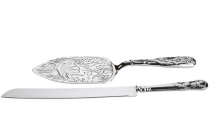 Silver Plated Cake Serving Set