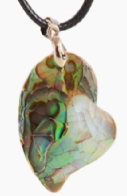 Paua Abalone & Mother of Pearl Seashell Necklace