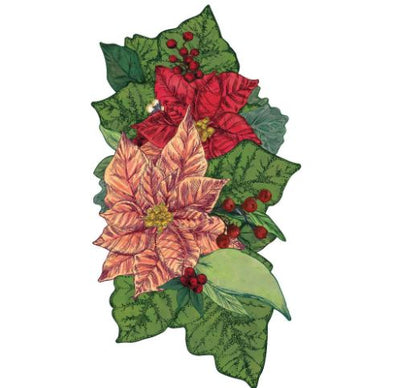 Poinsettia Table Accents (Set of 12)