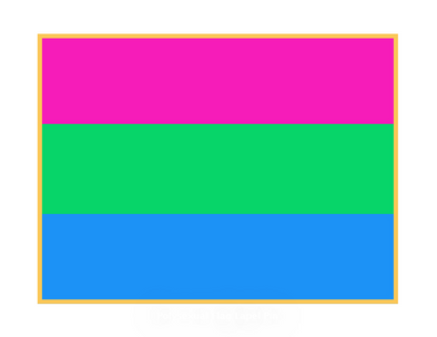 Polysexual Flag Lapel Pin