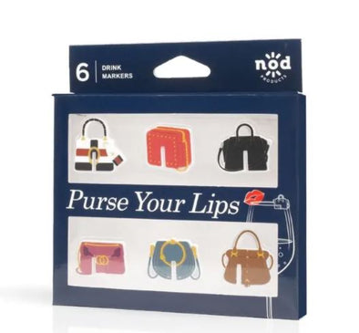 Purse Your Lips Glass Markers