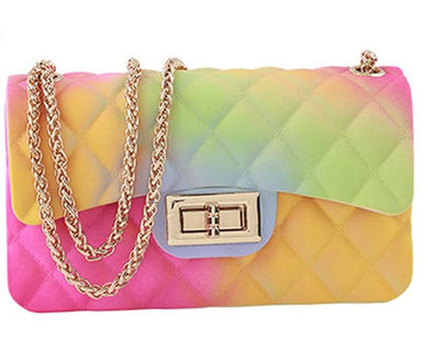 Rainbow Quilted Jelly Bag