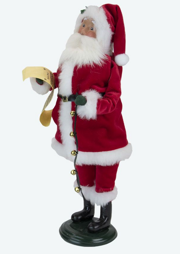 Byers' Choice Red Velvet Santa