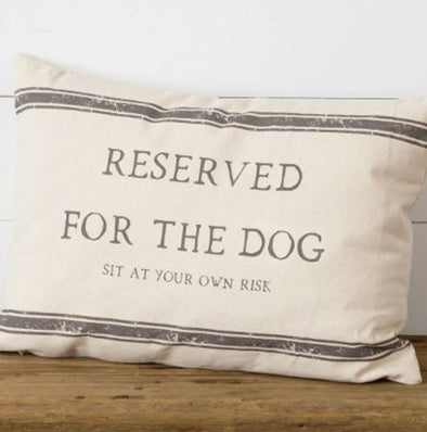 Reserved for the Dog/Cat Reversible Pillow