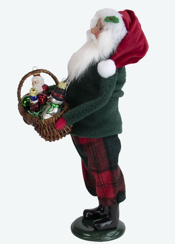 Byers' Choice Santa with Ornaments