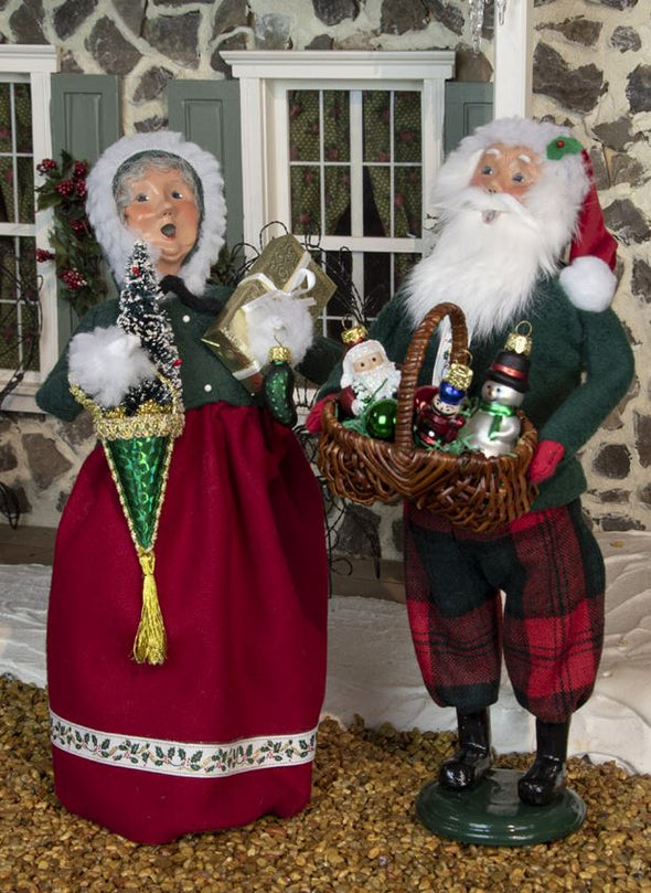 Byers' Choice Santa with Ornaments