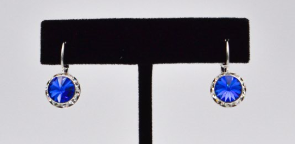 European Crystal Birthstone Earrings