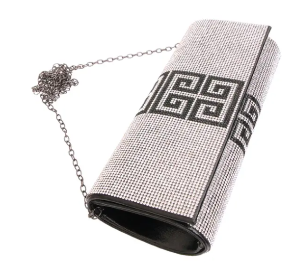 Designer 2025 silver clutch