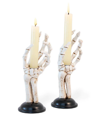 Skeleton Hand Halloween Candle Holders