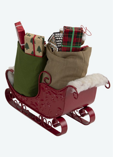 Byers Choice Sleigh Filled with Toys