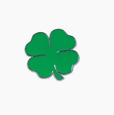 Sparkling Shamrock Pin