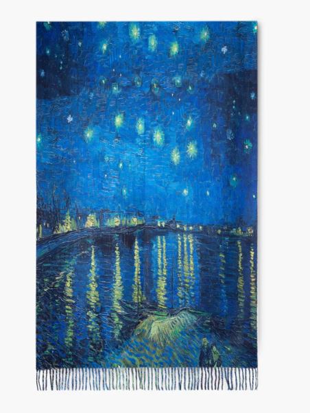 Starry Night Over the Rhone Scarf