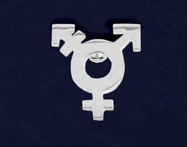 Transgender Symbol Lapel Pin