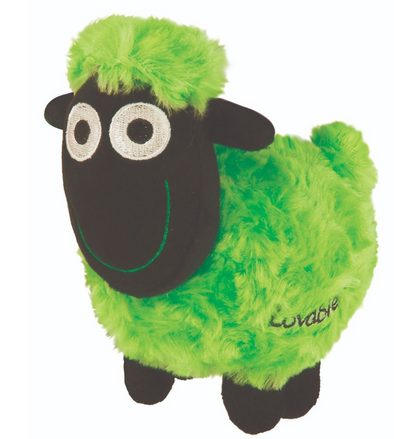 Green Wacky Woolies Soft Sheep