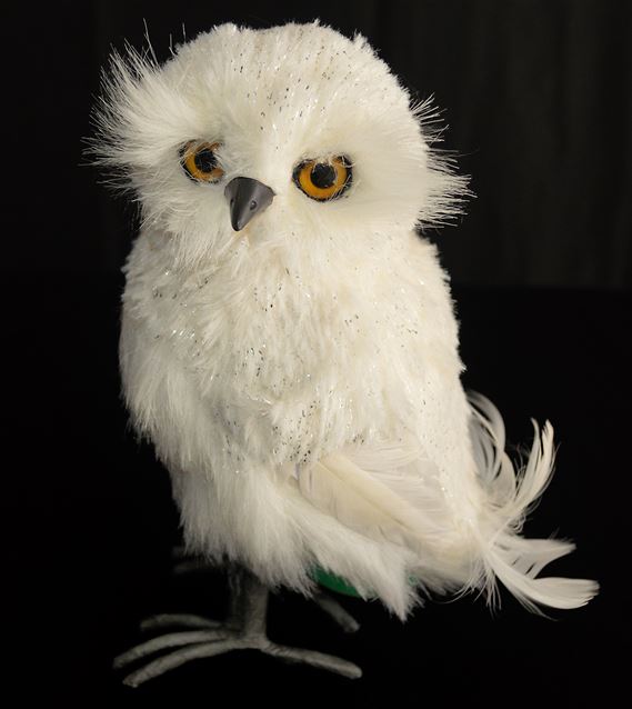 White Owl Tabletop Decor