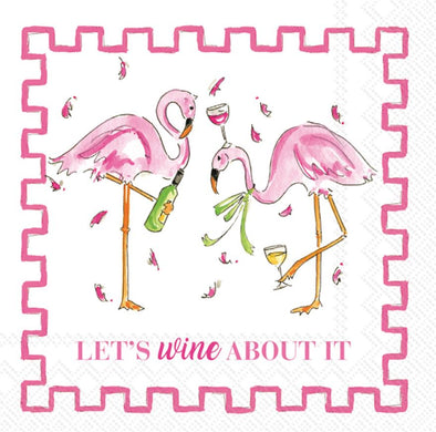 "Let's Wine About It" Cocktail Napkins