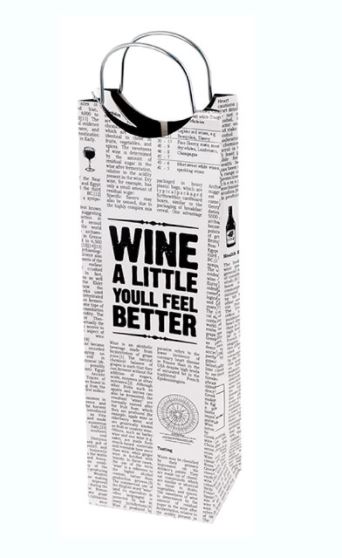 Wine a Little Bottle Bag