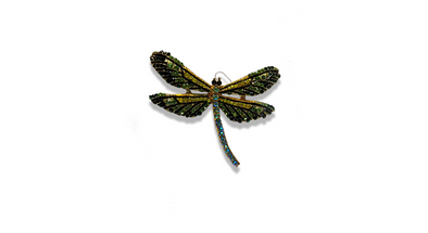Dragonfly Rhinestone Brooch