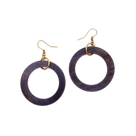 Omala Open Circle Earrings