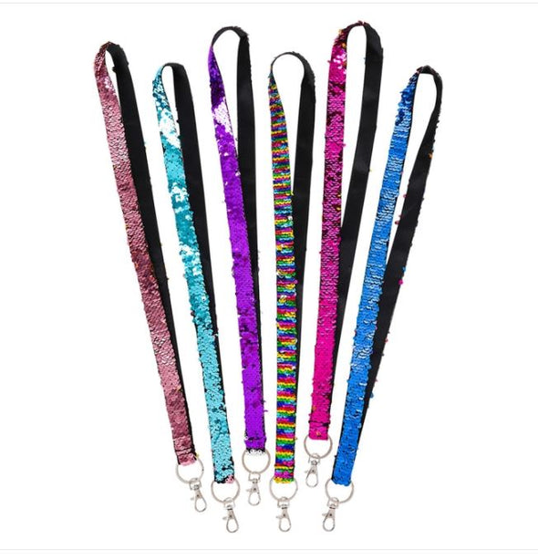 Sequined Lanyards