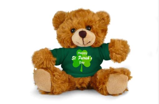 "Happy St. Patrick's Day" Teddy Bear